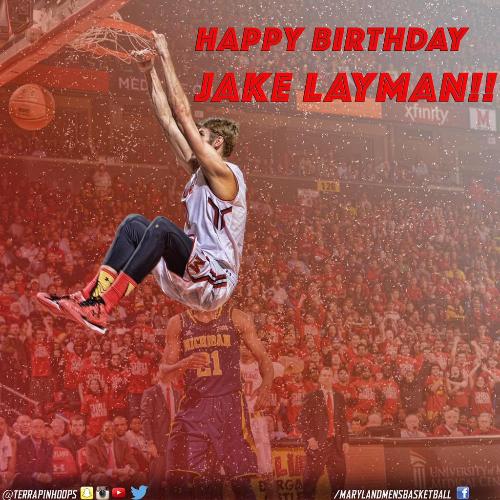  please join us in wishing Junior Forward Jake Layman ( ) a very Happy Birthday 