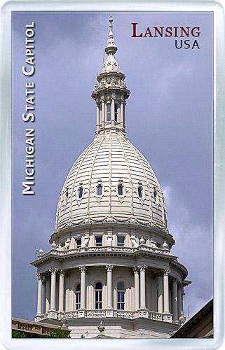 A Michigan Capitol postcard is a great way to say "I'm in Lansing &amp; have zero access to modern forms of communication