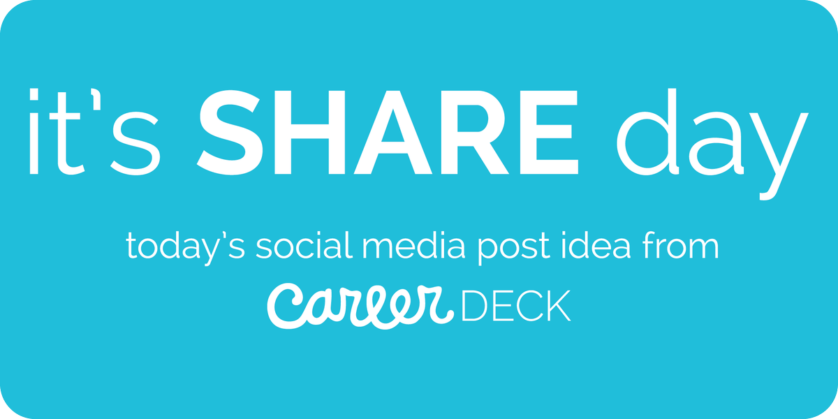 careerdeck tweet picture