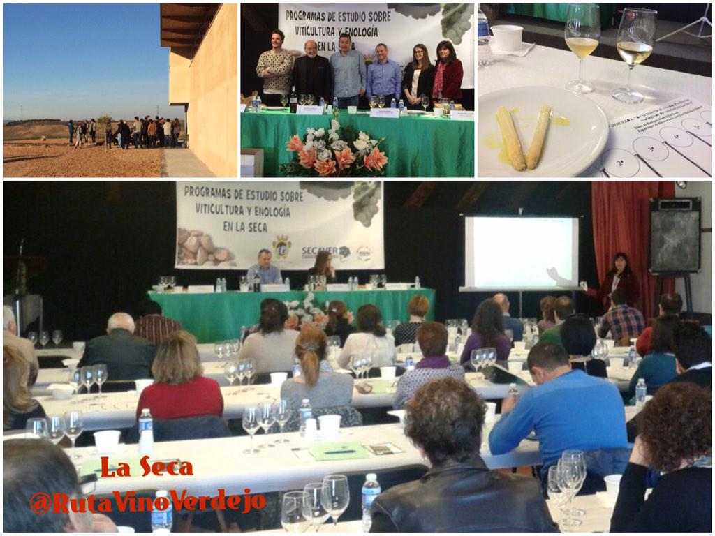 Termina la V Jornada de #verdejo con muy buen sabor de boca.Gracias <a href="/bodegasababol/">bodegasababol</a> <a href="/h_luissanjose/">Luís San José García</a> #Cantayano #CAECyL