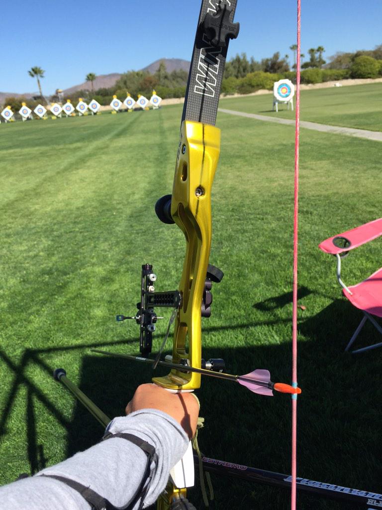 This gold AXT is rocking it this morning! <a href="/wwarchery/">Win&Win Archery</a> #borntowin