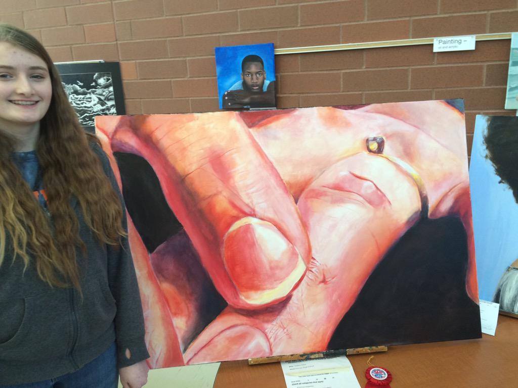 OswegoVisualArt's tweet photo. 2ndPlace!Great job! #pantherartists http://t.co/VlwkhMqDOv