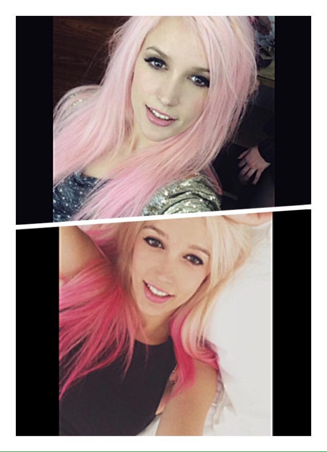 AlbaSweetC's tweet image. A ver chiquitines necesito ayuda!! Mi pelo esta rubio!! No puede ser 🙆 RT: californianas rosas. Fav: entero rosa palo