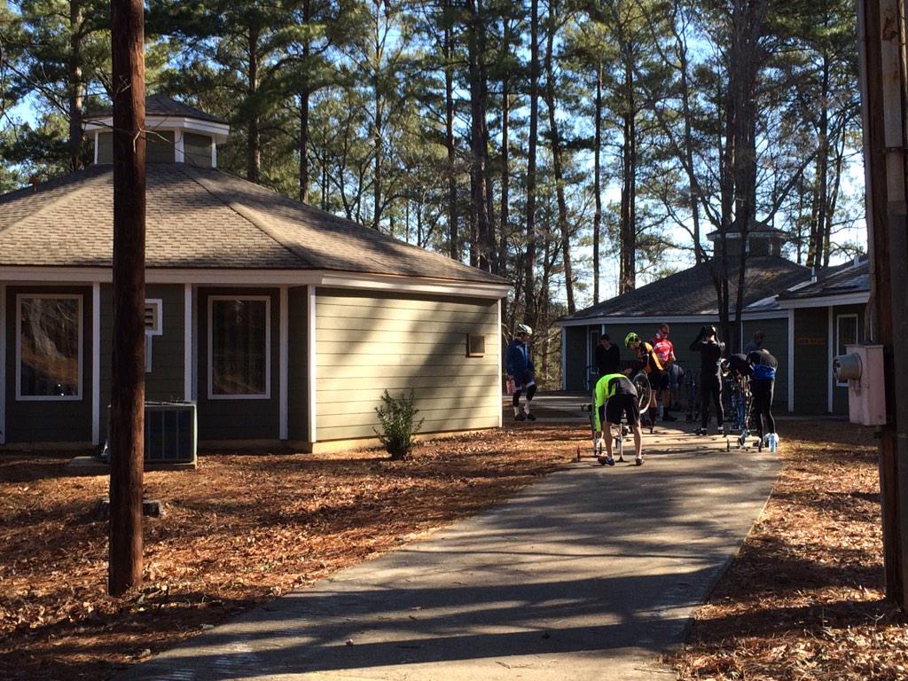 RTT at @campascca is under way! Our JOH &amp; GUF cyclists are ready to train for the summer on this chilly morning!