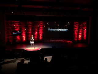 TEDxACSchool's tweet image. &quot;Tell your story, become a change agent, be the change that you wish to see in the world&quot; - @rdelaney11 #tedxacschool