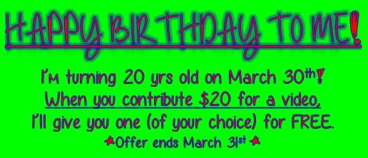See my videos here: https://t.co/1t4FLCE7Eb and contribute Google Wallet or Gift Rocket to SpoilXoAmy@Gmail<a href="/tag/freebiefriday"class="tags"><span>#freebiefriday</span></a>