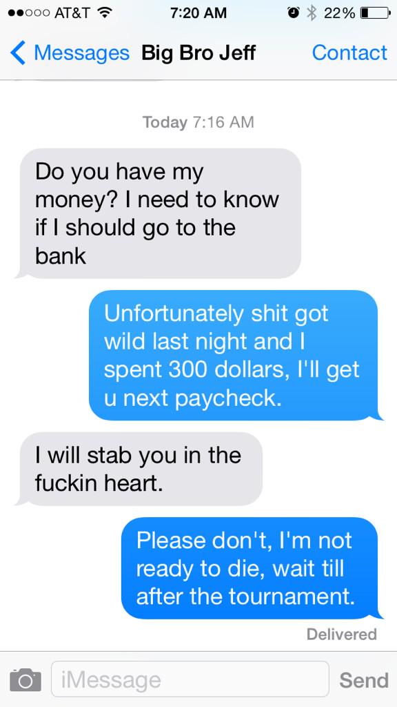 PassOutKing's tweet image. So much love between my brother and I.