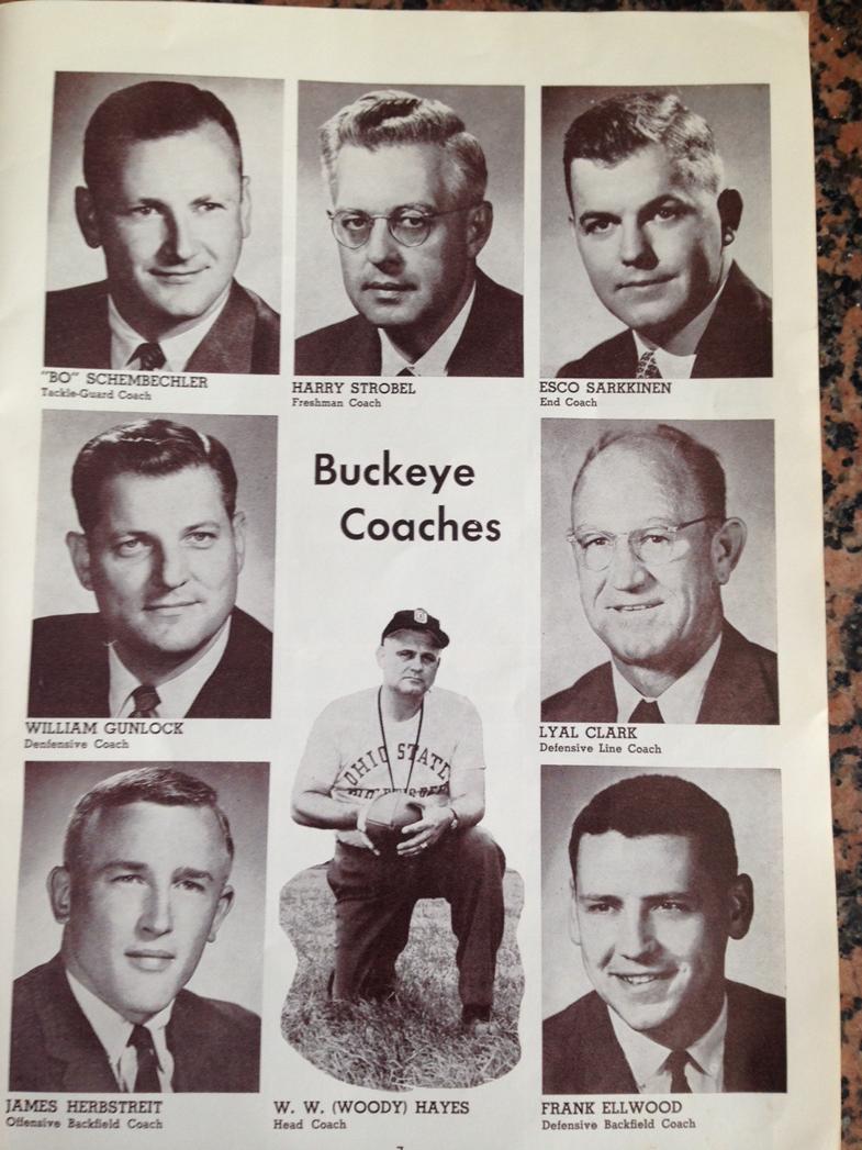 James Herbstreit, "offensive backfield coach," bottom left