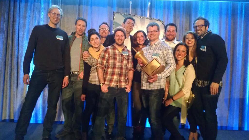 BBDOMW's tweet photo. Cheers to our @BlackLabelBacon team for winning Best of Show at the @AdFedMN #theshowmn for #DrivenByBacon! http://t.co/yAXcso5VXv