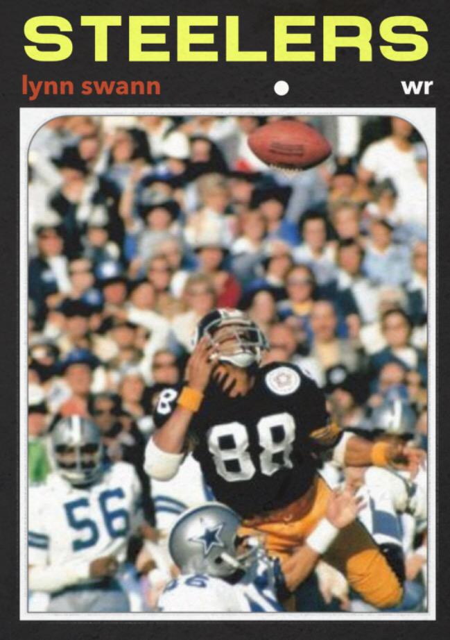 Happy 63rd birthday to Lynn Swann, here one of many times beating Mark Washington in the Super Bowl. 