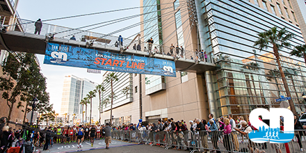 SDHalf's tweet photo. This. Is. Going. Down. First wave will be off at 7:20 AM! Are you tracking your fave runner? http://t.co/McTzT5V17K http://t.co/7qdUbbRHtv