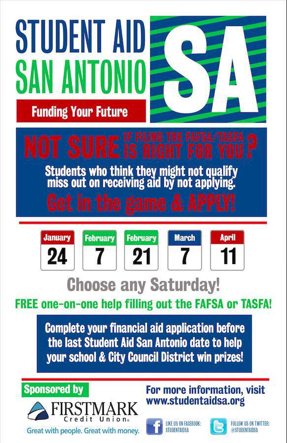 StudentAidSA's tweet image. TODAY get help completing your #financialaid apps 

studentaidsa.org