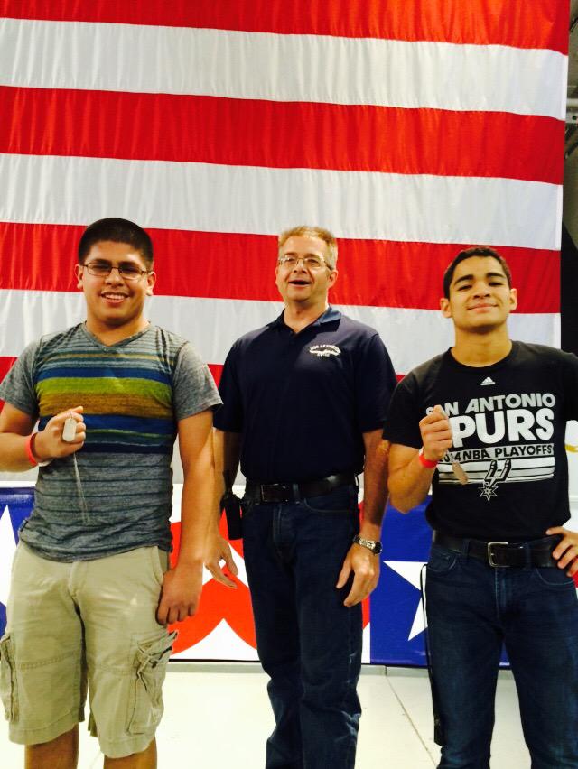 BastropN's tweet photo. Push-up contest &amp; winners Jose Veliz &amp; Emmanuel Lemelle. http://t.co/jYmNXyum6H