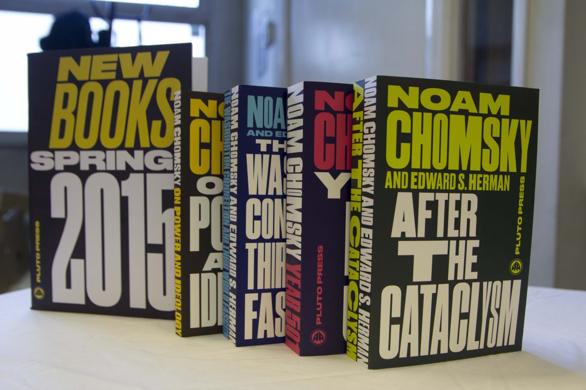 PlutoPress's tweet image. #Year501 #OnPower&amp;amp;Ideology #WashingtonConnection #AfterTheCataclysm. Signed copies available readmorechomsky.co.uk