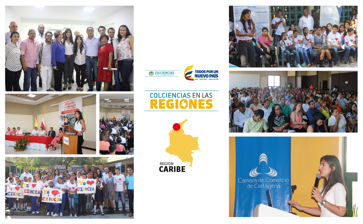 MincienciasCo's tweet photo. Seguimos fomentando el desarrollo del Caribe a través de ciencia, tecnología e innovación #ColcienciasEnLasRegiones http://t.co/FJHpqRMD4R