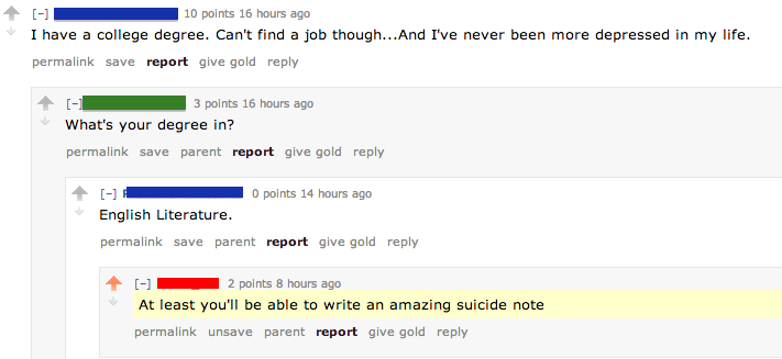 OnlyOffending's tweet image. The only way to put that degree to good use...