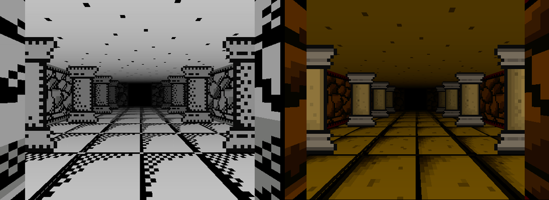 To colour, or not to colour? #ScreenshotSaturday #Gamedev #StyleExperiment