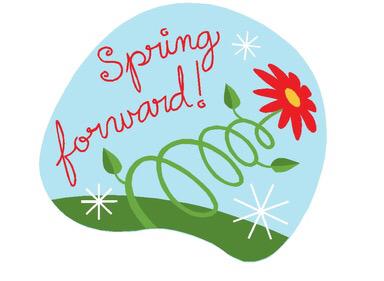 Daylight Savings
Don't forget to set your clocks ahead one hour at 2:00 a.m. Sunday.