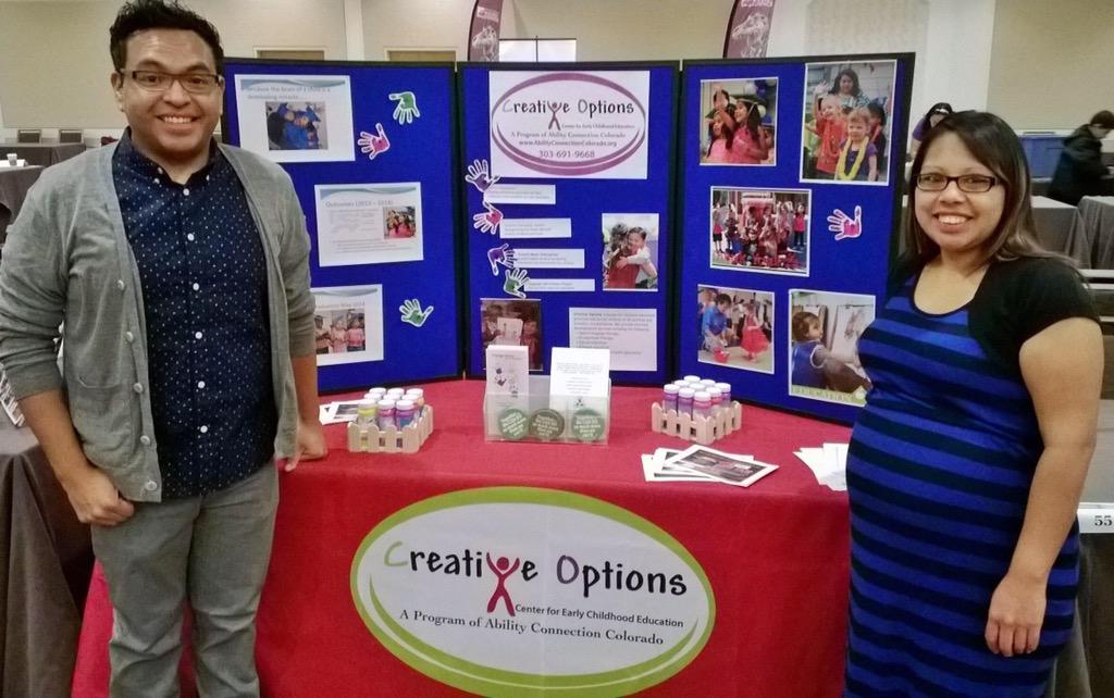 AbilityColorado's tweet image. TODAY! Check out what #CreativeOptions offers your child @dpp_org #Preschool Showcase @WestinDenverDT