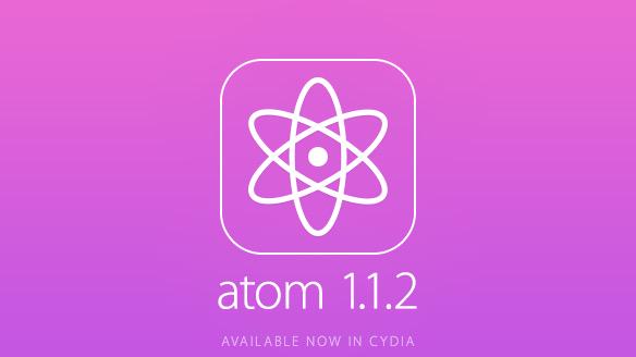 Surenix's tweet photo. atom 1.1.2 update available now in Cydia with bug fixes so update now 😃 /cc @dcturner45 http://t.co/kW7lTUTzyO
