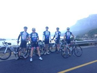 Club ride with Toyota Cycle Lab team before the Argus tomorrow.
