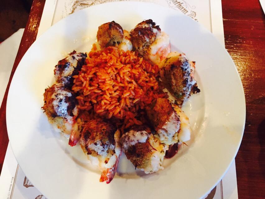 ExploreGeorgia's tweet photo. Yummy! RT @travelinggal: Savannah stuffed shrimp #TheShrimpFactory @VisitSavannah @ExploreGeorgia #georgiaeats http://t.co/RcNhTUbFxs