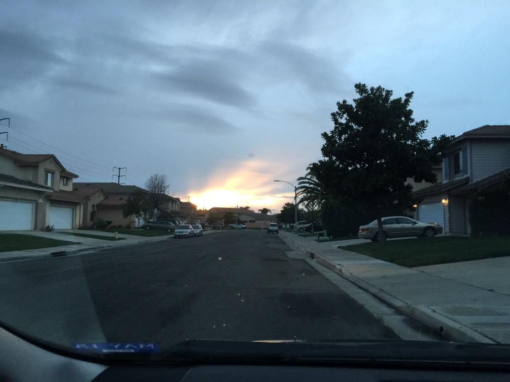 Findsandy's tweet image. #Sunset in #Menifee #springforward  is tonight! Will see this much later in the day now.