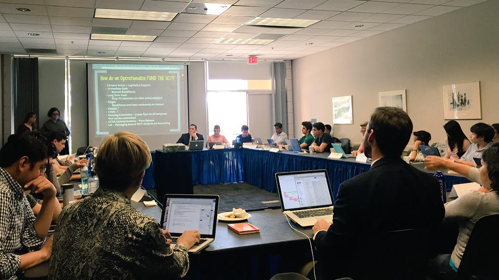 UC Student Association tweet media