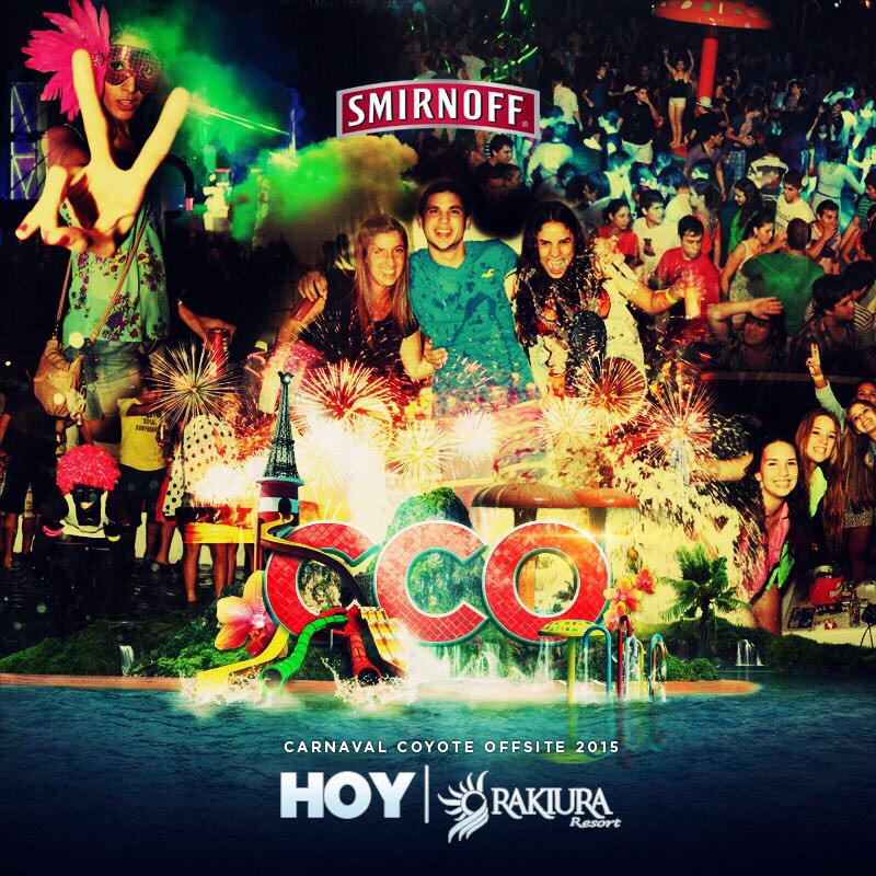 CoyoteAsuncion's tweet photo. HOOOY se parte de la fiesta de Carnaval mΓ‘s grande de TODAAAAS!!! πππ¦
Te esperamos!!!
#TEVASAMOJAR #CCO2015 http://t.co/uqaPt0nA1r