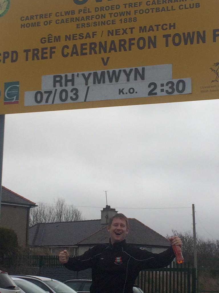 Dissapointed to lose 5-0 for <a href="/FCRhydymwyn/">FC Rhydymwyn</a> v a awesome <a href="/CaernarfonTown/">CPD Tref Caernarfon Town FC</a> today. Warmed up in <a href="/BrickfieldRFC/">💚 Brickfield Rangers 💚</a> gear tho ha