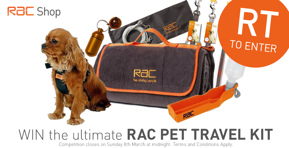 TheRAC_UK's tweet photo. You would be ‘barking’ mad not to enter our competition. RT for a chance to WIN!! #PetTravel #Crufts #Crufts2015 http://t.co/iWQHxwpMtt