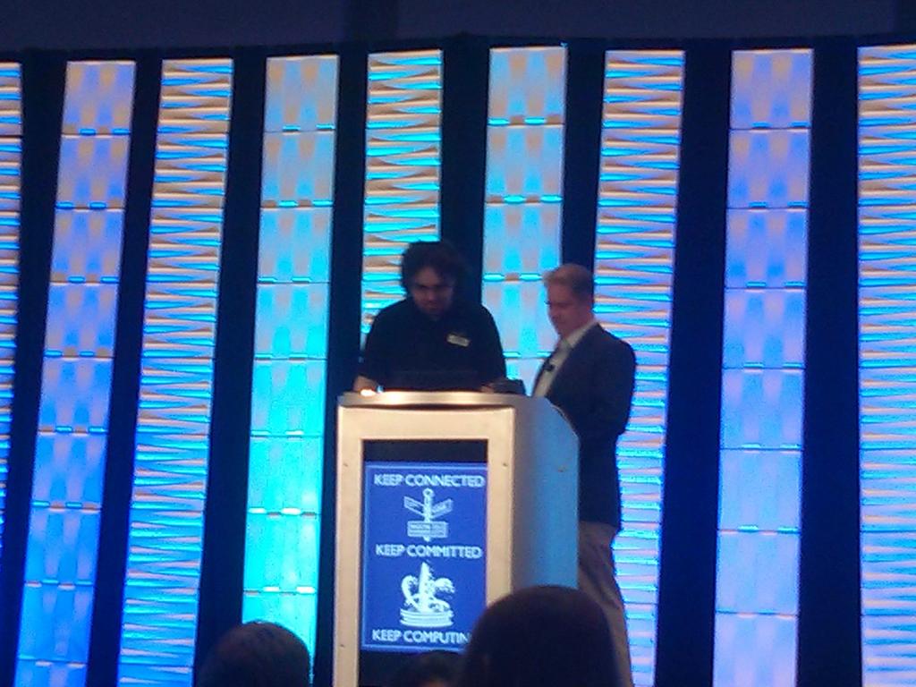 josephpaulcohen's tweet image. The A/V hero of #SIGCSE2015 #SIGCSE