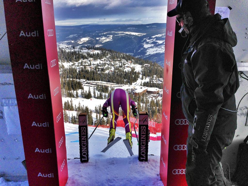 Had so much fun being forerunner at the downhill in Kvitfjell today! 📷@ahaffey79