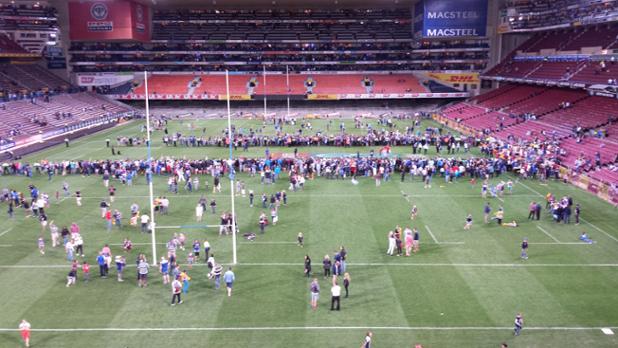 Great advert for SA rugby at Newlands tonight. And <a href="/thestormers/">DHL Stormers</a> boys giving back <a href="/superrugby/">Super Rugby Pacific</a> @thesharksza