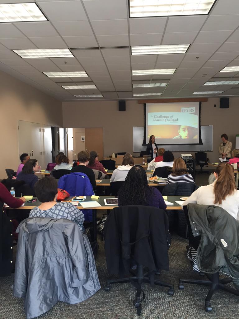 iinspire1998's tweet photo. First Day of LETRS training for the Milwaukee Summer Reading Project and 30 community members. @HowardLFuller http://t.co/IqHvlAlv8n