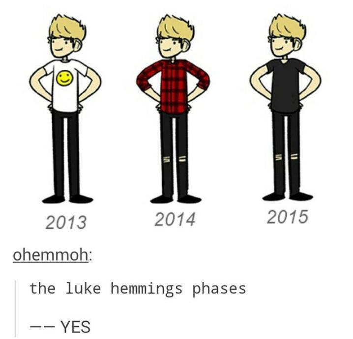 The Luke hemmings phases #vote5sos #kca
