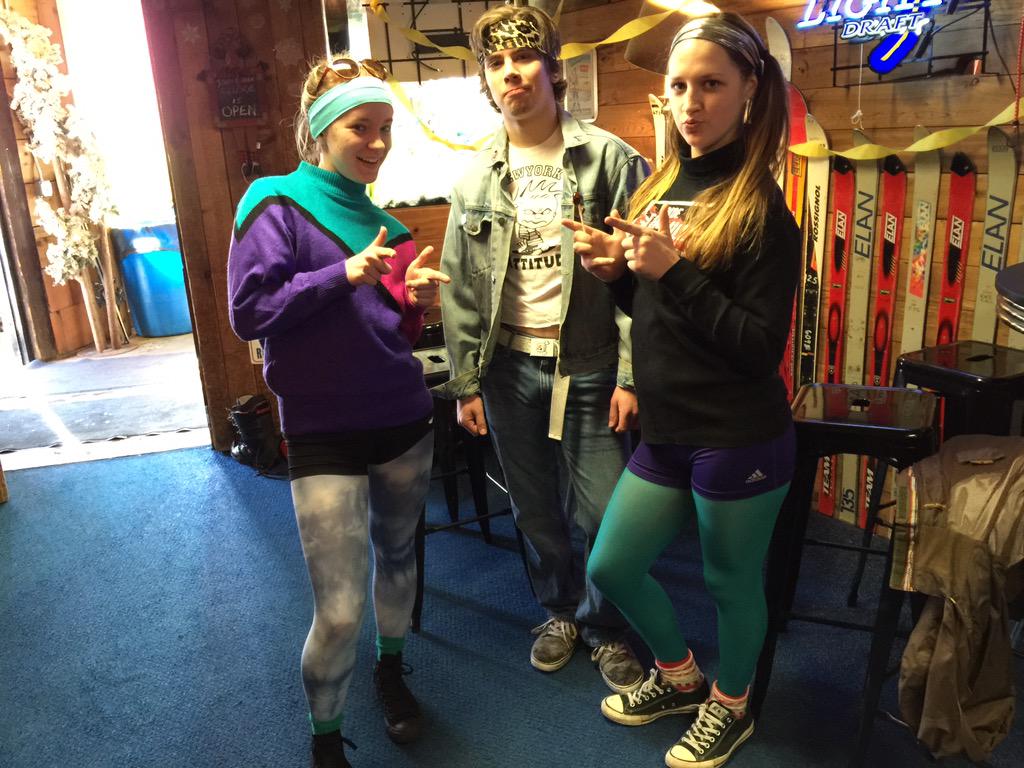 commoncoll's tweet image. Note to self. Wearing 80's clothing does NOT improve self esteem on stage. 
#LeaveItInThePast