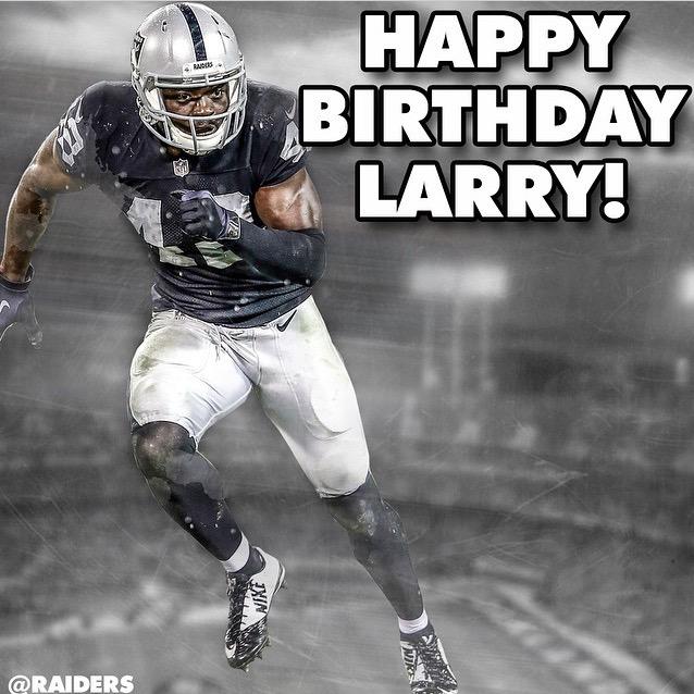 Happy birthday to safety Larry Asante!  