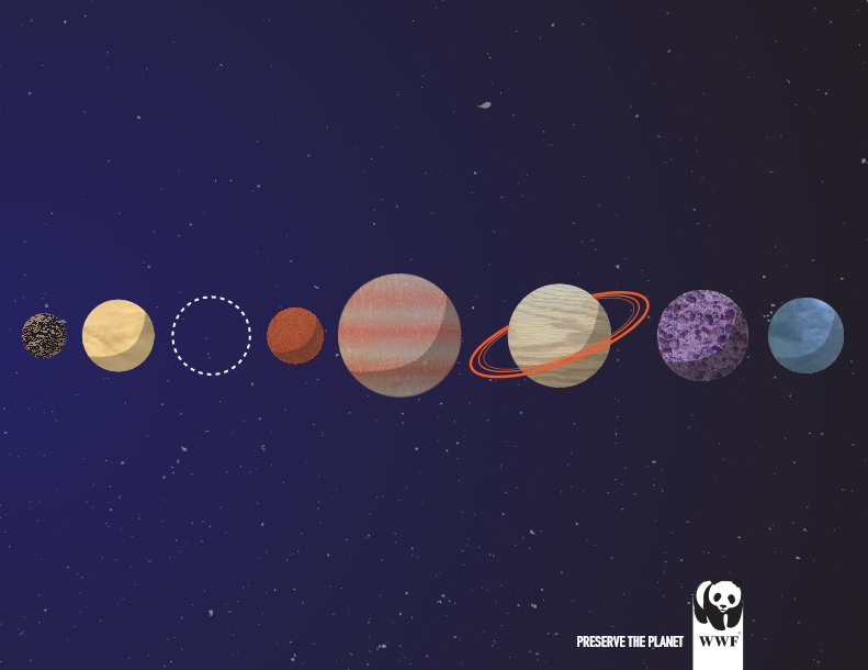 Part of the advertising campaign I created as part of a school project for the World Wildlife Fund. #GraphicDesign