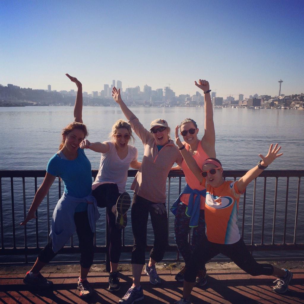 kristinkmcg's tweet photo. Stinking gorgeous run this morning with these ladies! #Seattle we are spoiled! #werunseattle #TeamWorldVision http://t.co/WkheWHwTe9