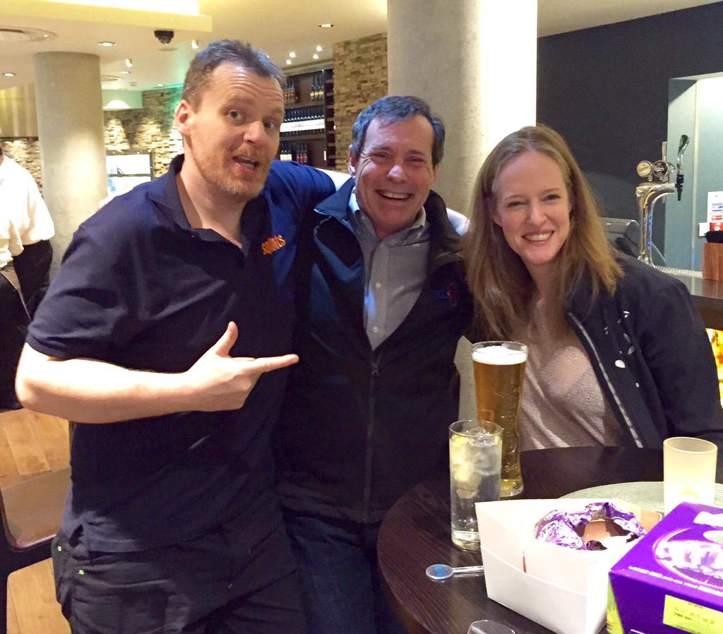 aspiringgeek's tweet image. Bye for now to certifiably #SQLMCM @bob_duffy & certifiably prize-winning super-hero @CarmelGunn #SQLBits
