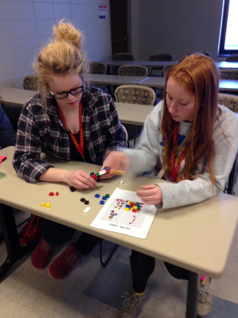 Playing with Legos with Construction Engineering #SWEuniversity <a href="/ISU_CoE/">Iowa State College of Engineering</a> <a href="/isuccee/">Iowa State Civil, Construction & Environmental Eng</a>