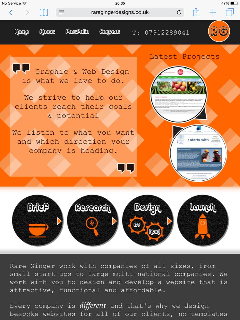Website re-designed over the last 48 hours! A new layout &amp; updates! raregingerdesigns.co.uk take a look!