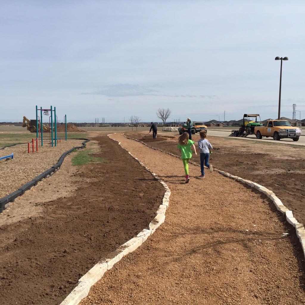 Awesome service day in San Angelo! Enjoy the new track! #itstimetx