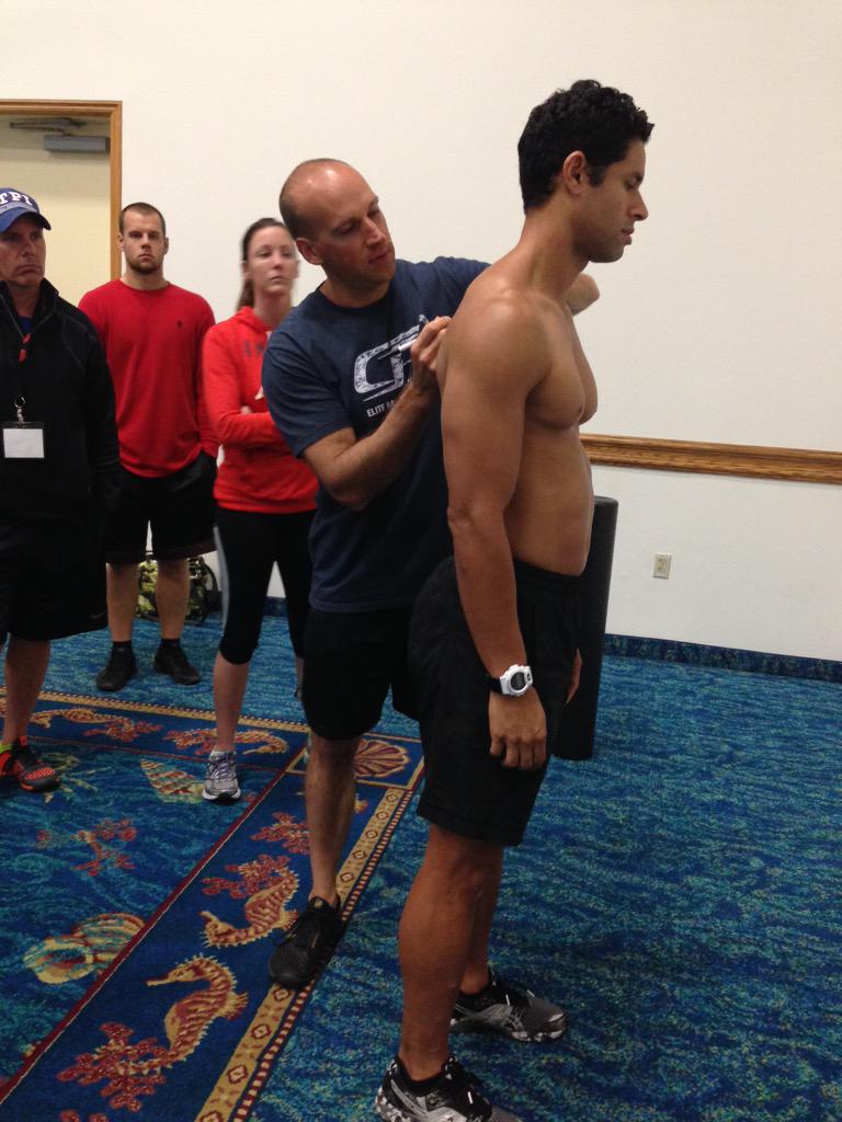 ashleyecrosby's tweet photo. Had a great time at @Perform_Better in Ft. Lauderdale today with @EricCressey and @Cheech_25. #scapularcontrol http://t.co/puRWtjyp2n