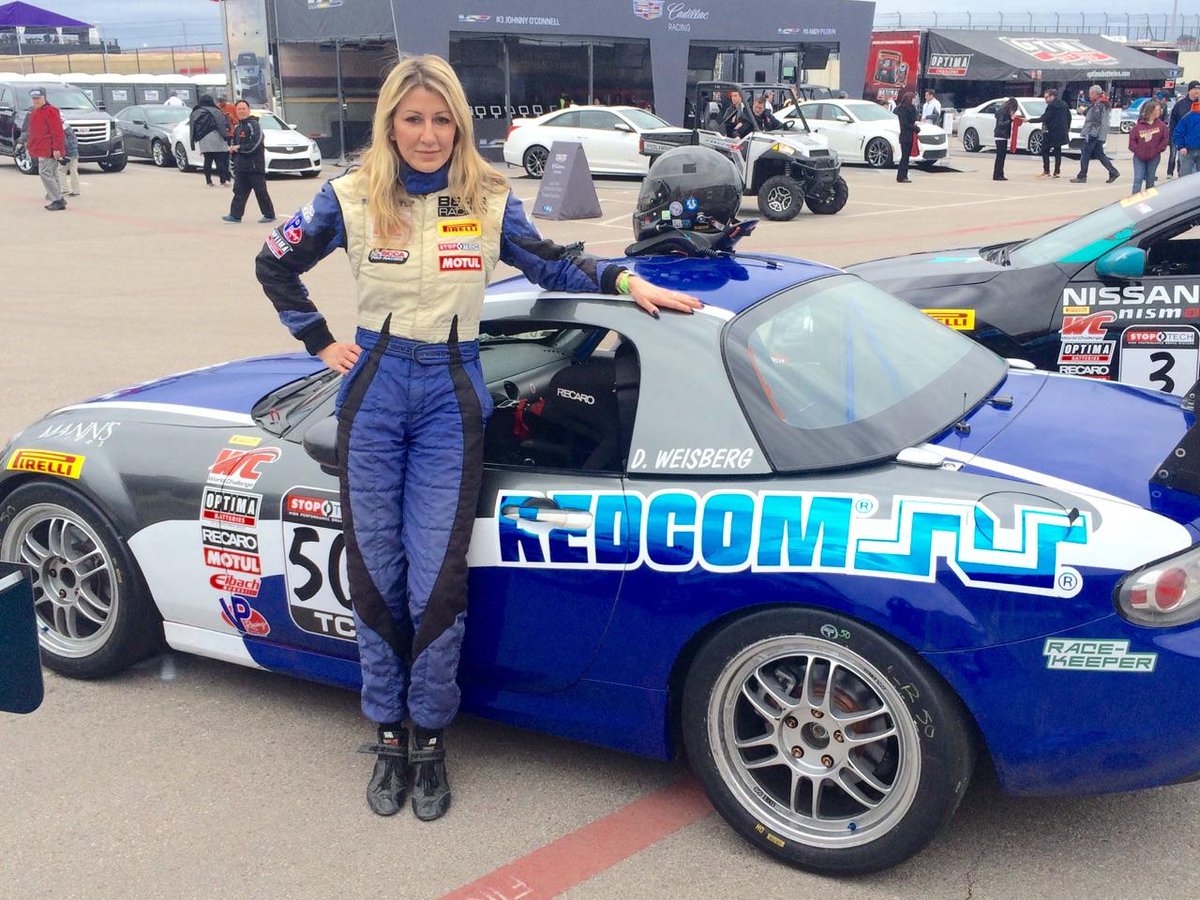 Great shot of <a href="/RacerDinah/">Dinah Weisberg</a> at @CircuitAmericas today during <a href="/WCRacing/">@wcracing</a> #PirelliWC #COTA