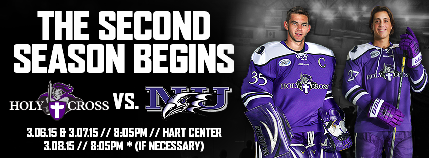 GoHolyCross's tweet photo. Game 2 of the weekend series is back at the Hart Center tonight at 8:05pm! #bleedpurple http://t.co/A4KMUjdroi