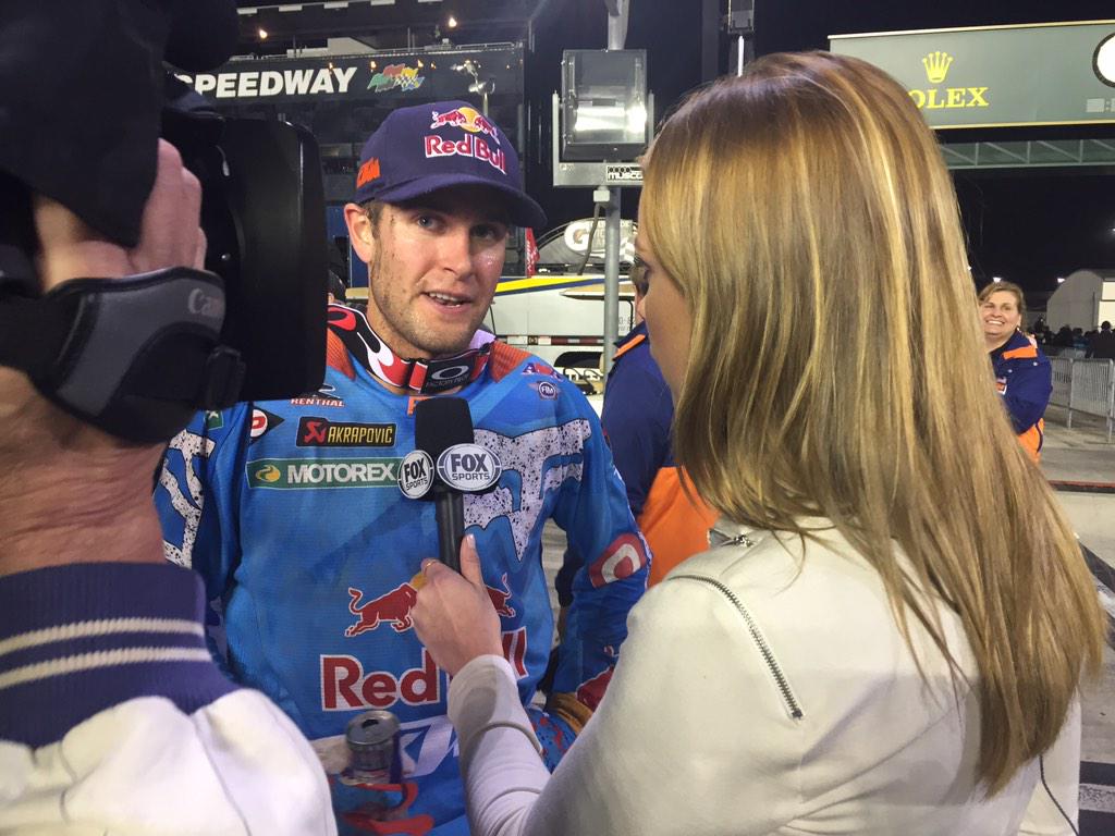 FS1's tweet photo. .@RyanDungey wins his first-ever #DAYTONASX!! http://t.co/ilUm0Abwrq