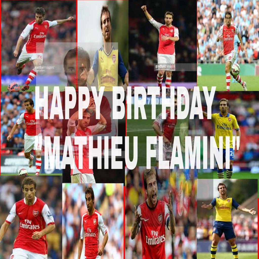 Happy birthday \"mathieu flamini\" 