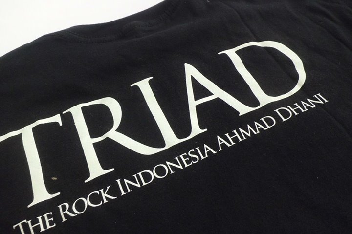 TRIAD T-shirt from back - Plastisol Ink
